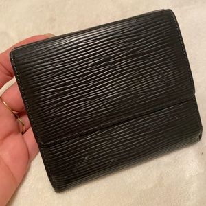 Authentic Louis Vuitton Wallet Epi Black